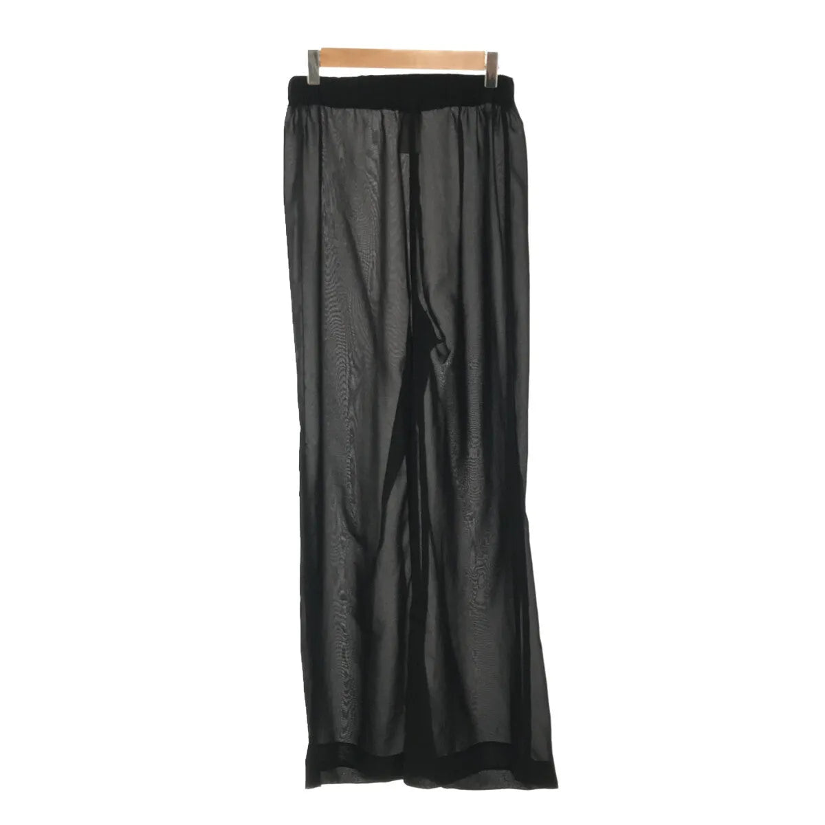 LEINWANDE / 라인 밴드 | 시어 이지 팬츠 | F | 블랙 | 여성