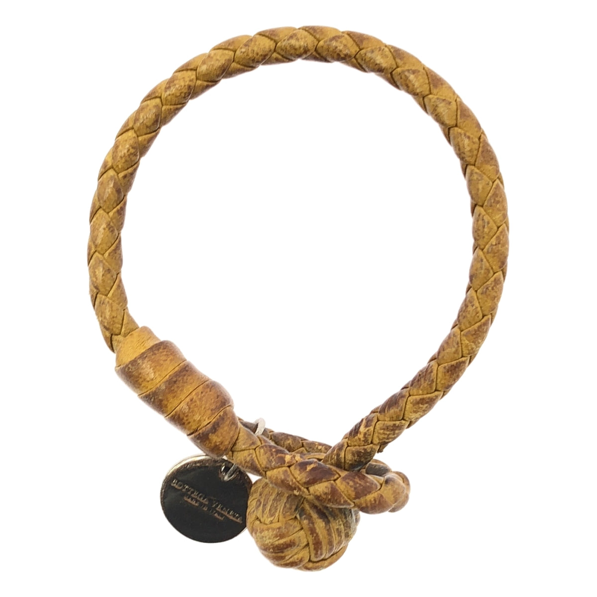 BOTTEGA VENETA / 보테가 베네타 | 가죽 인트레치아토 팔찌 | 브라운 | 여성