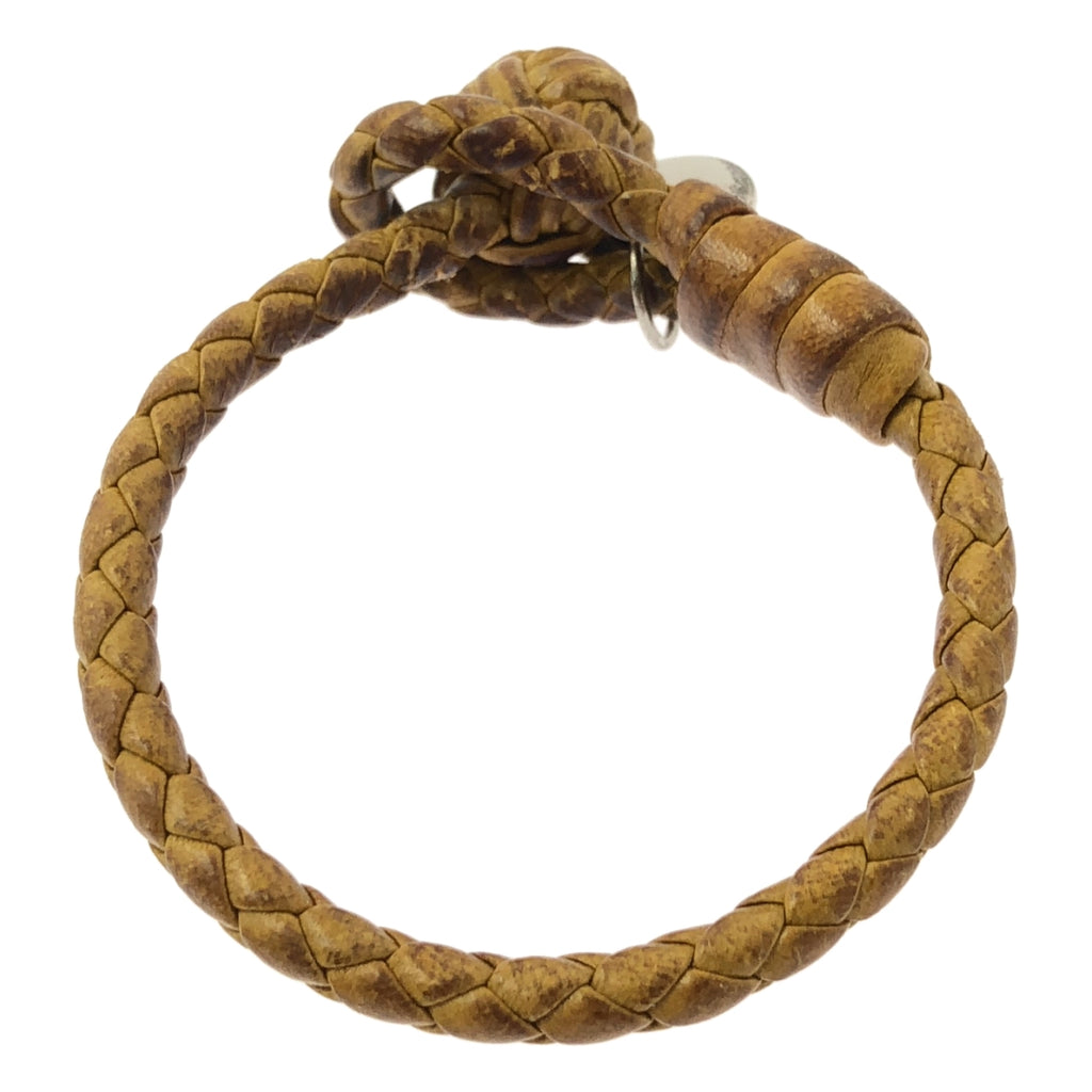 BOTTEGA VENETA / 보테가 베네타 | 가죽 인트레치아토 팔찌 | 브라운 | 여성