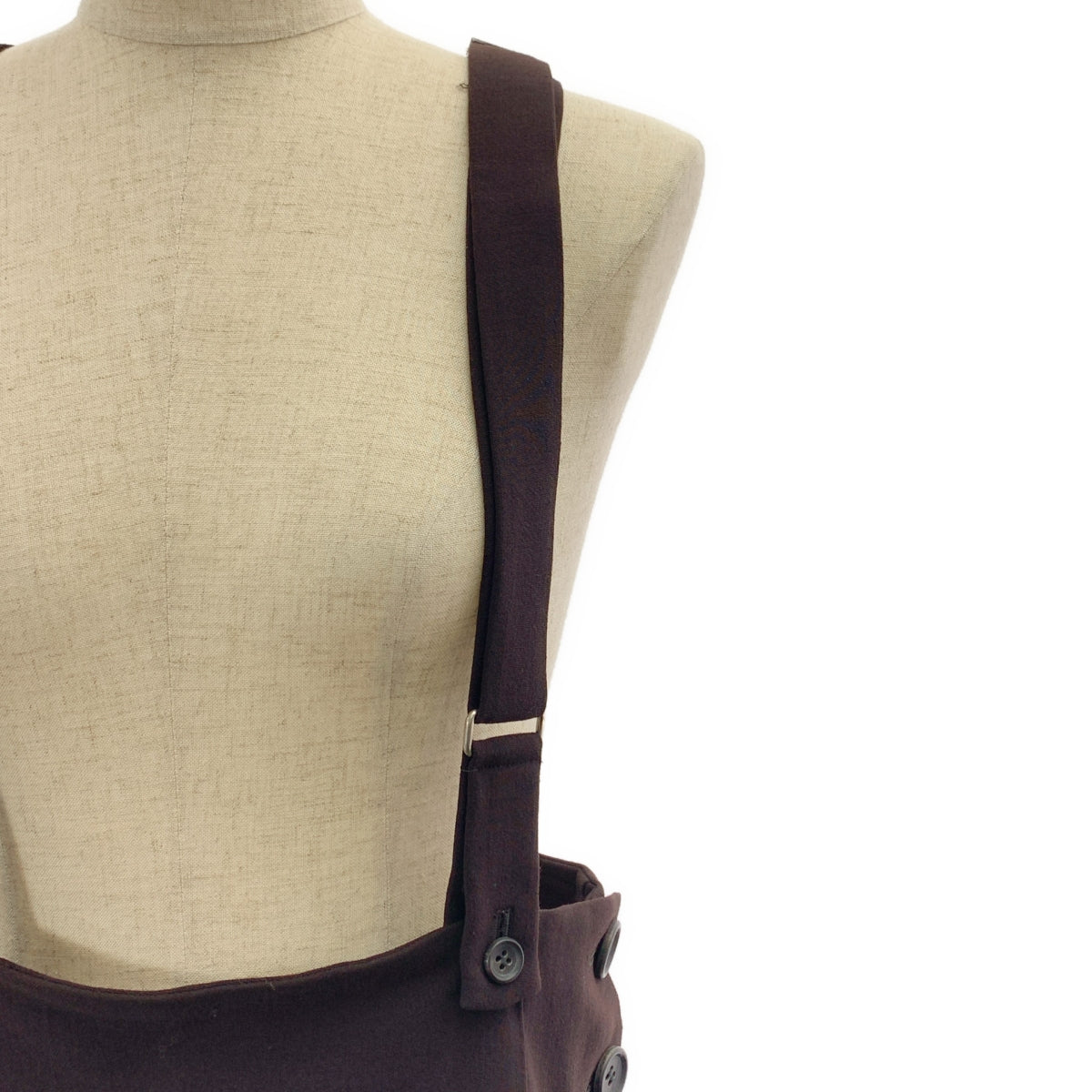 Y's / ワイズヨウジヤマモト | 1990s | ウール サスペンダー サイドボタン スカート |