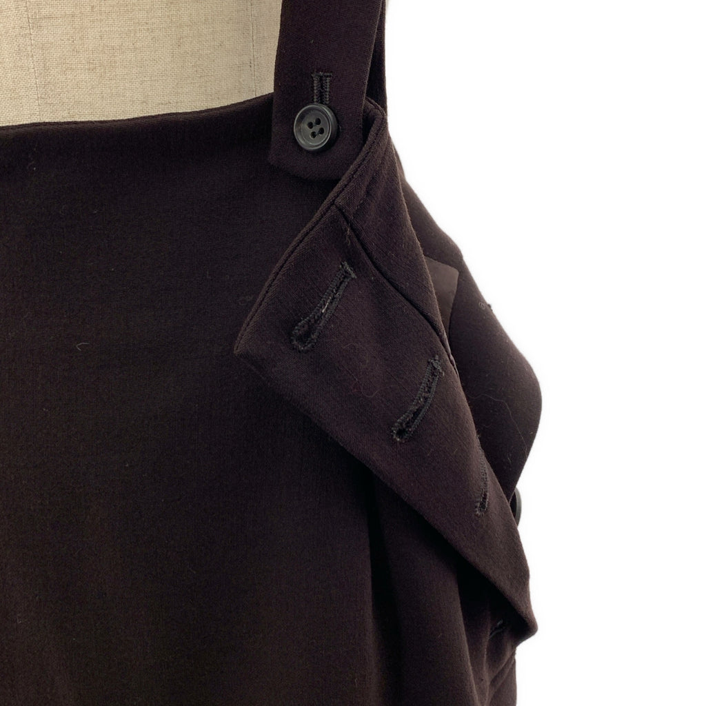 Y's / ワイズヨウジヤマモト | 1990s | ウール サスペンダー サイドボタン スカート |