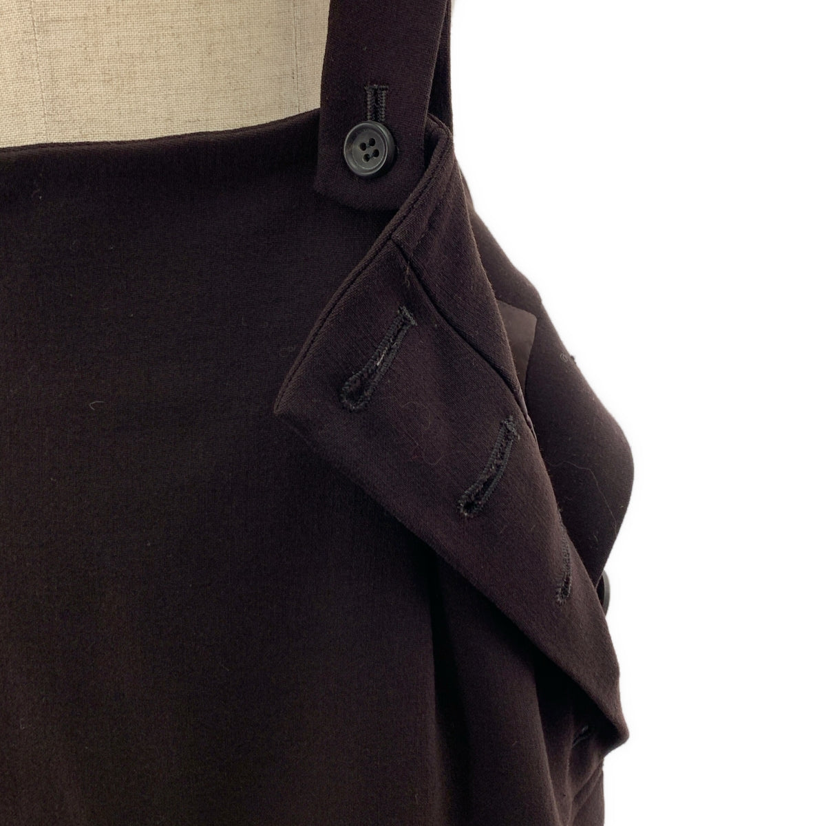 Y's / ワイズヨウジヤマモト | 1990s | ウール サスペンダー サイドボタン スカート |