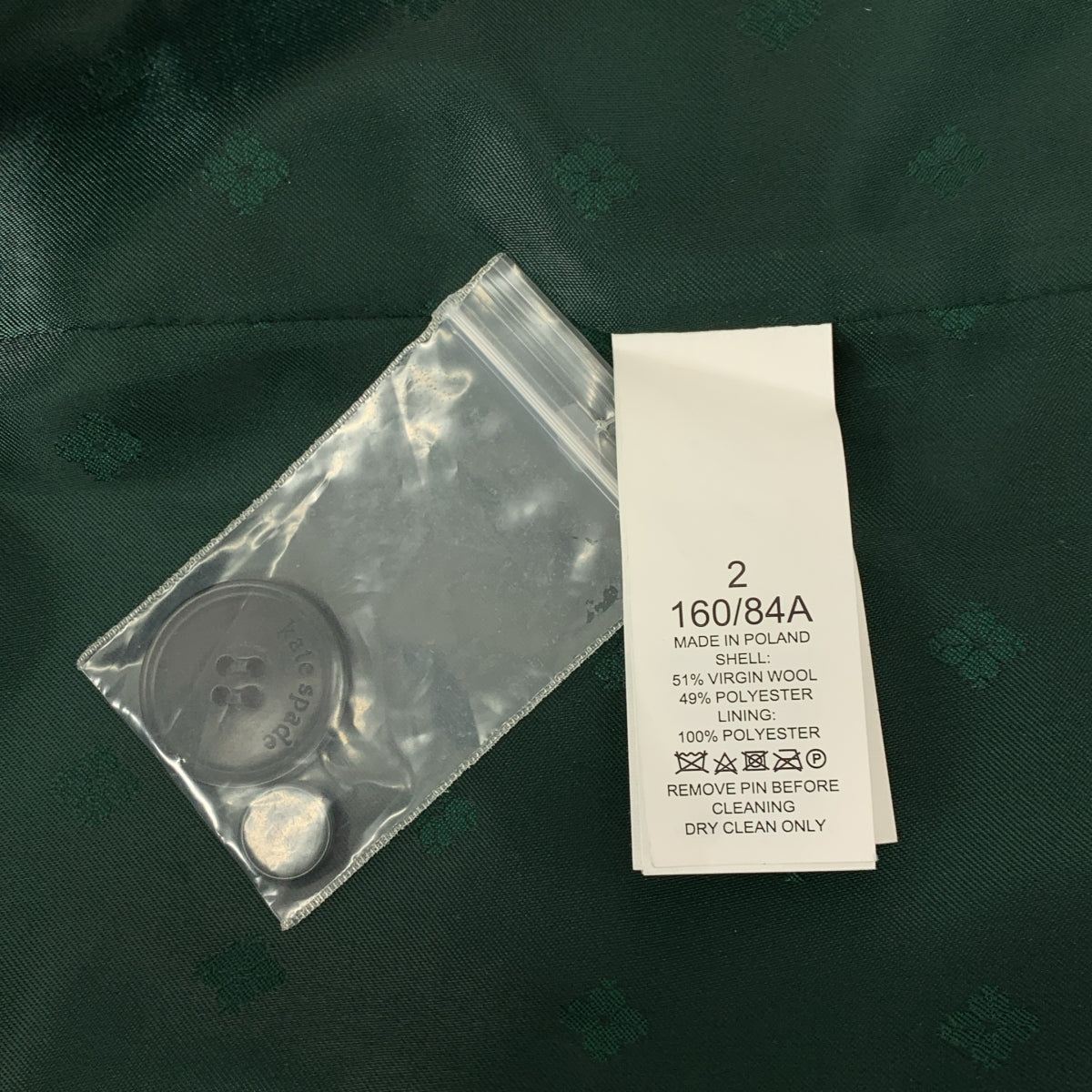 KATE SPADE / 케이트 스페이드 | 체크 울 테일러드 재킷 | 2 |