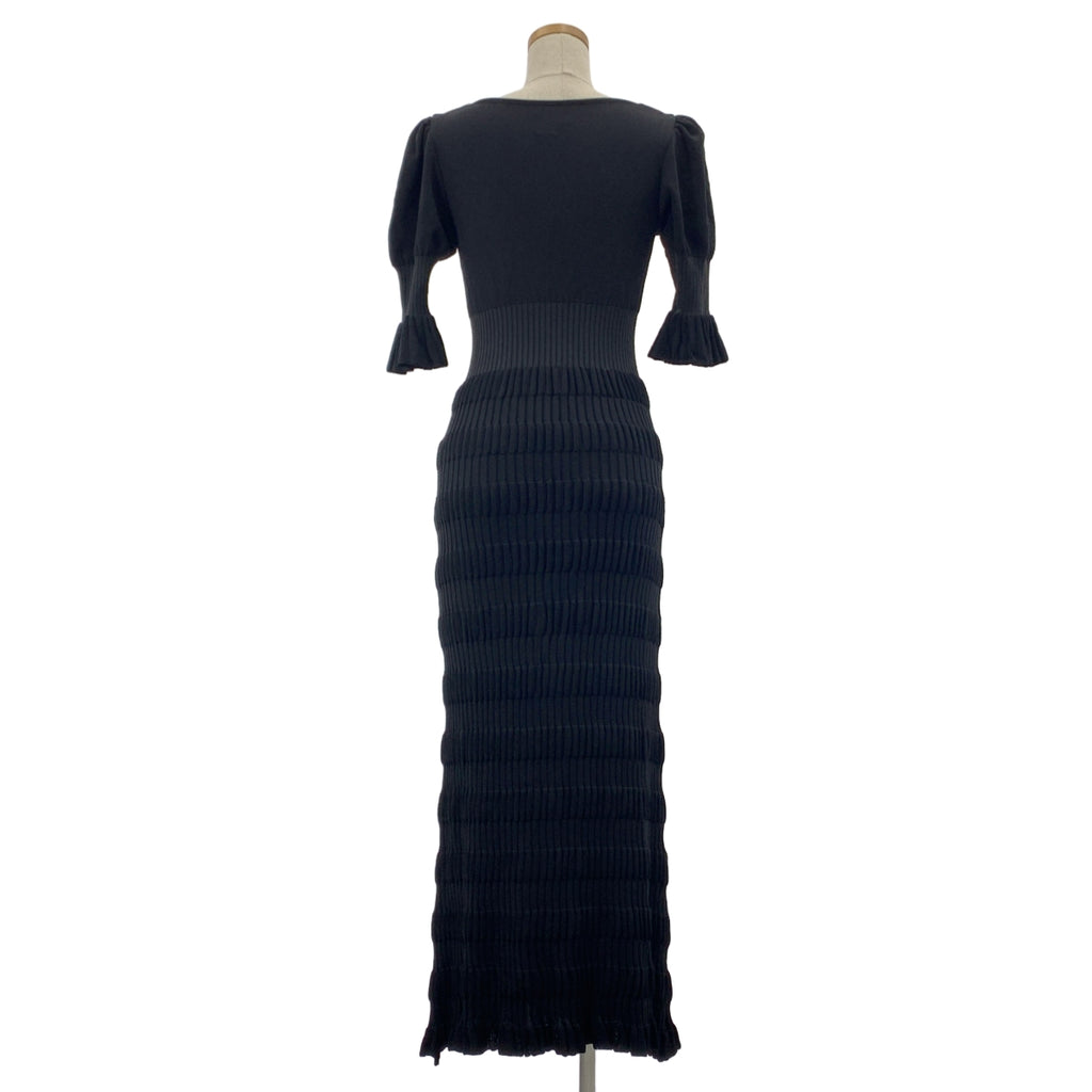 FETICO / 페티코 | THE TOKYO 별주 STRIPE KNIT HALF SLEEVE DRESS 니트 원피스 | F | 여성