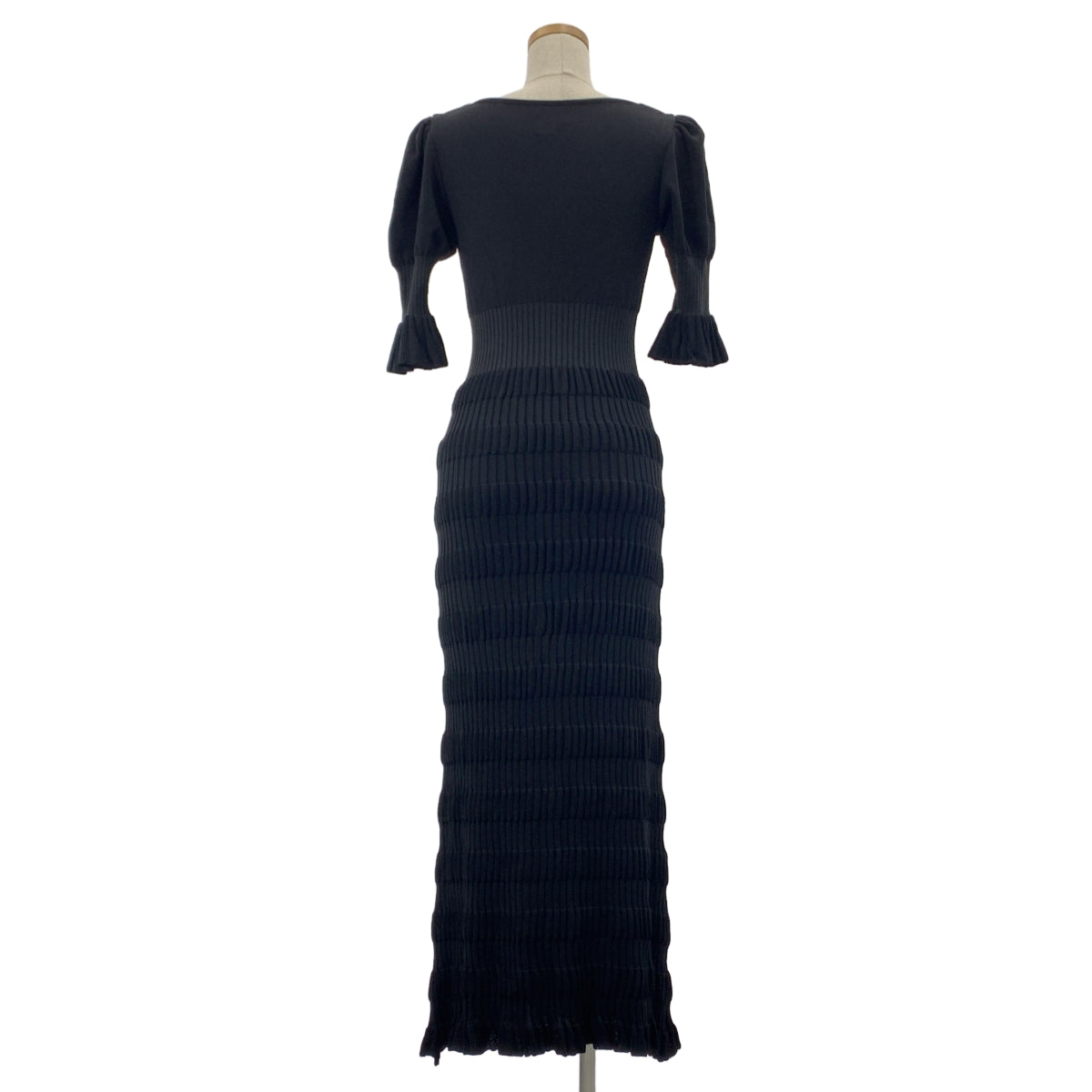 FETICO / フェティコ | THE TOKYO別注 STRIPE KNIT HALF SLEEVE DRESS ニット ワンピース | F | レディース