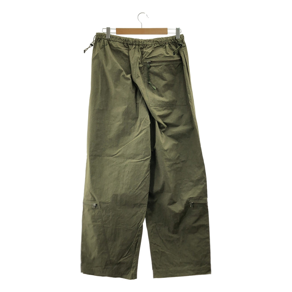 【미품】 Product Twelve / 제품 투엘브 | 2022AW | Flight Pants / 밀리터리 플라이트 카고 와이드 팬츠 | 3 | 카키 | 남성