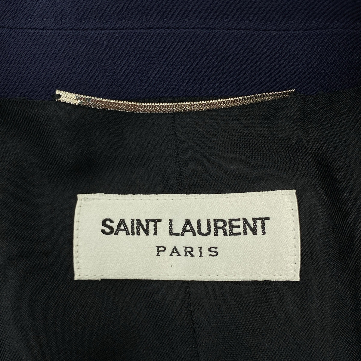 SAINT LAURENT PARIS / サンローランパリ | ウール 金ボタン ノッチドラペル テーラードジャケット | 48 | メンズ