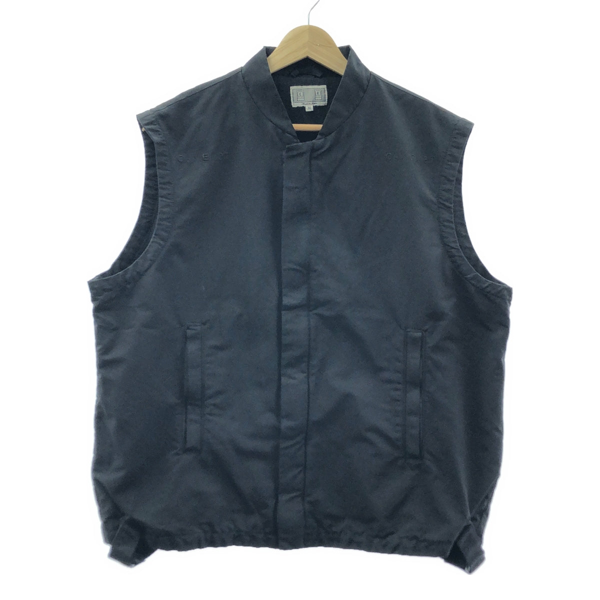 C.E / シーイー | 2023SS | FLEECE LINING VEST フリースライニングベスト コットンナイロンクロス | M | ブラック | メンズ