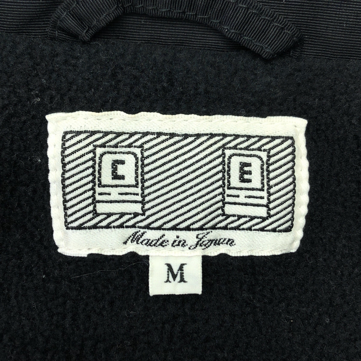 C.E / シーイー | 2023SS | FLEECE LINING VEST フリースライニングベスト コットンナイロンクロス | M | ブラック | メンズ