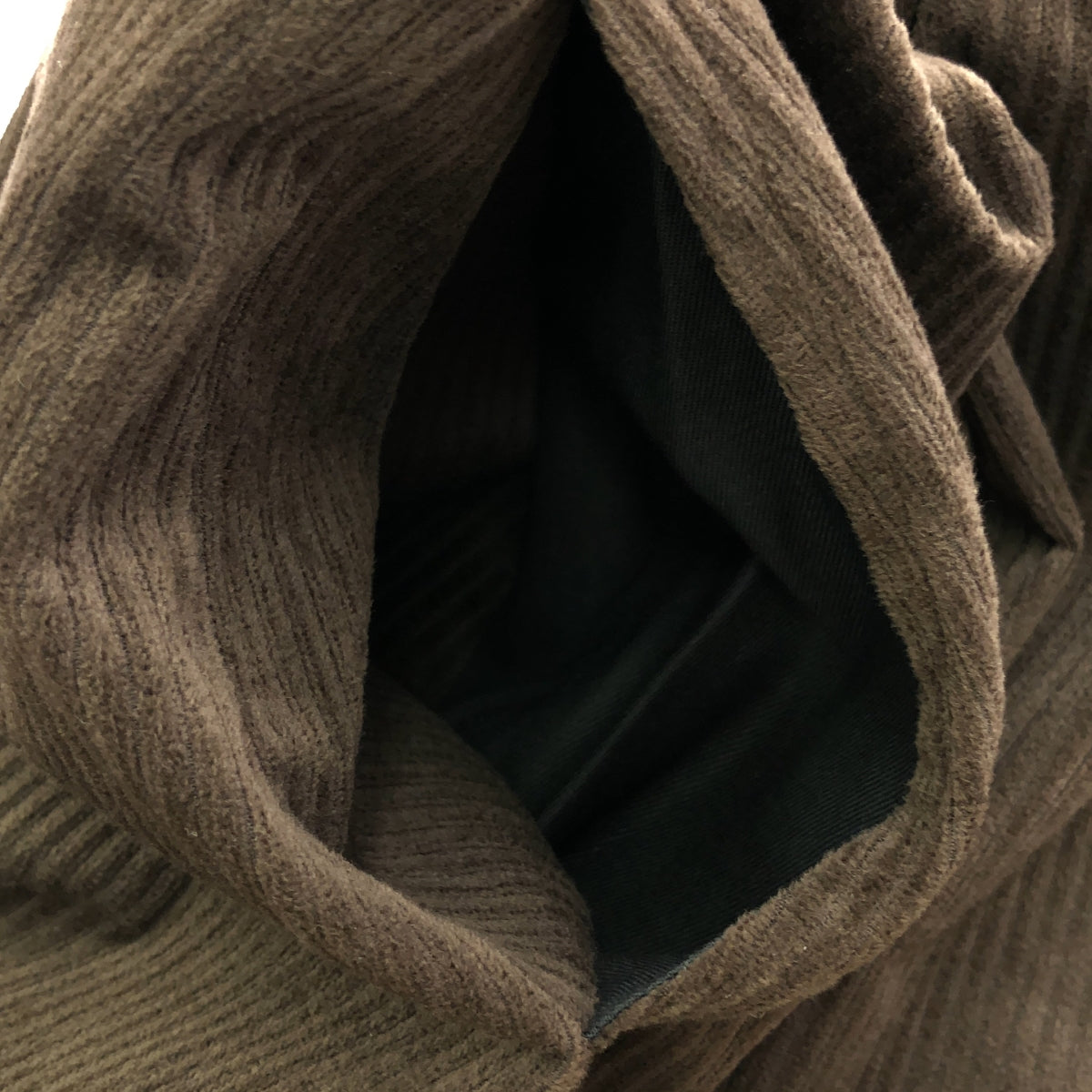 foufou / foufou |燈芯絨圓領連身裙 / 燈芯絨連身裙 | 1 |棕色 |女性的