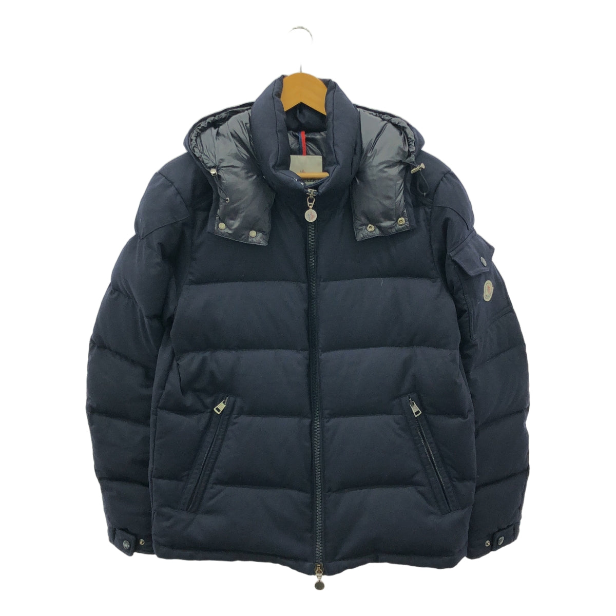 MONCLER / モンクレール | MONTGENEVRE GIUBBOTTO モンジュネーブル ウール ダウンジャケット | 3 | ネイビー | メンズ