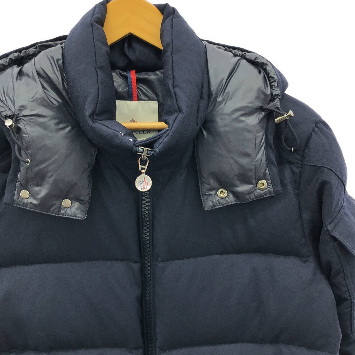 MONCLER / モンクレール | MONTGENEVRE GIUBBOTTO モンジュネーブル ウール ダウンジャケット | 3 | ネイビー | メンズ