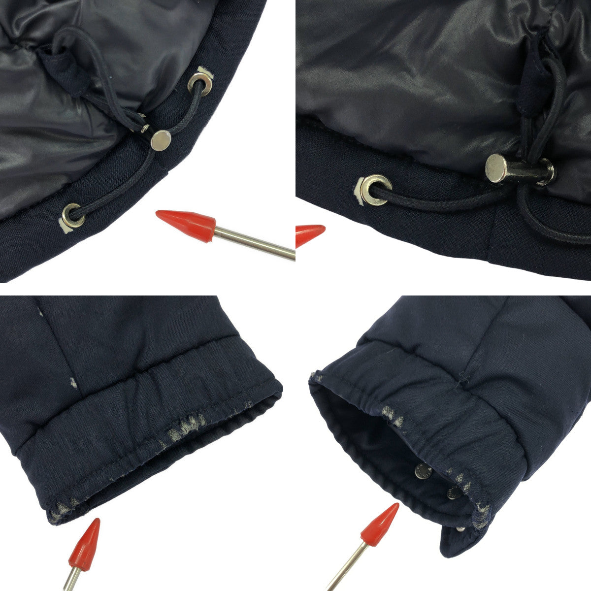 MONCLER / モンクレール | MONTGENEVRE GIUBBOTTO モンジュネーブル ウール ダウンジャケット | 3 | ネイビー | メンズ