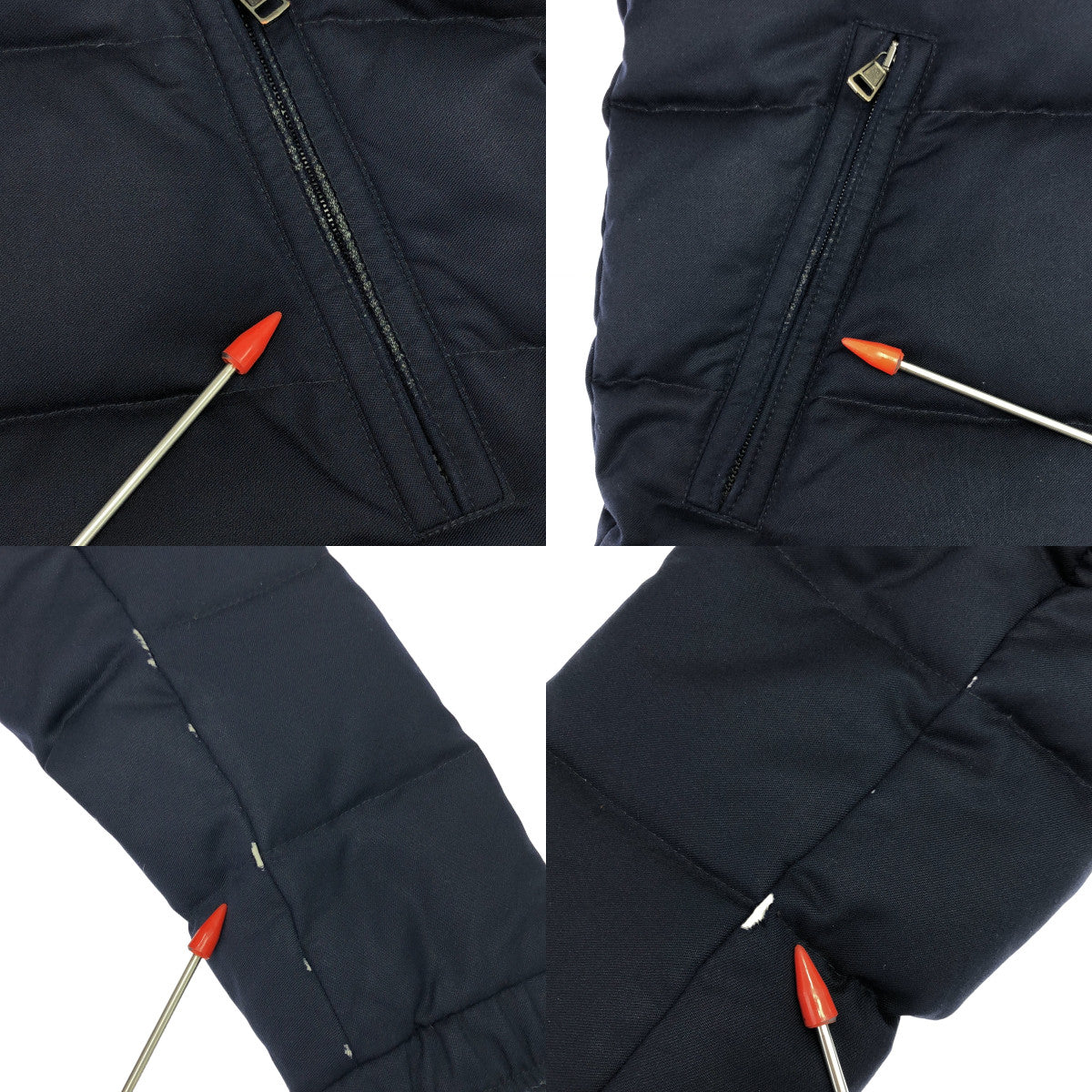 MONCLER / モンクレール | MONTGENEVRE GIUBBOTTO モンジュネーブル ウール ダウンジャケット | 3 | ネイビー | メンズ