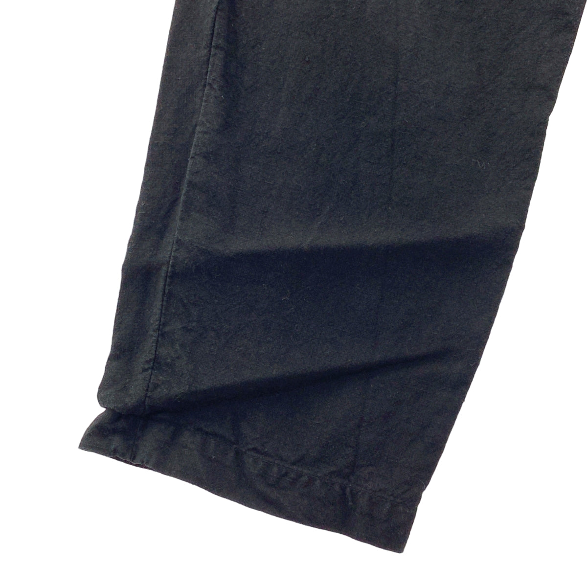 CONFECT / コンフェクト | セットアップ リネン 製品染め シングルジャケット / タック スラックス パンツ | 3 | ブラック | メンズ