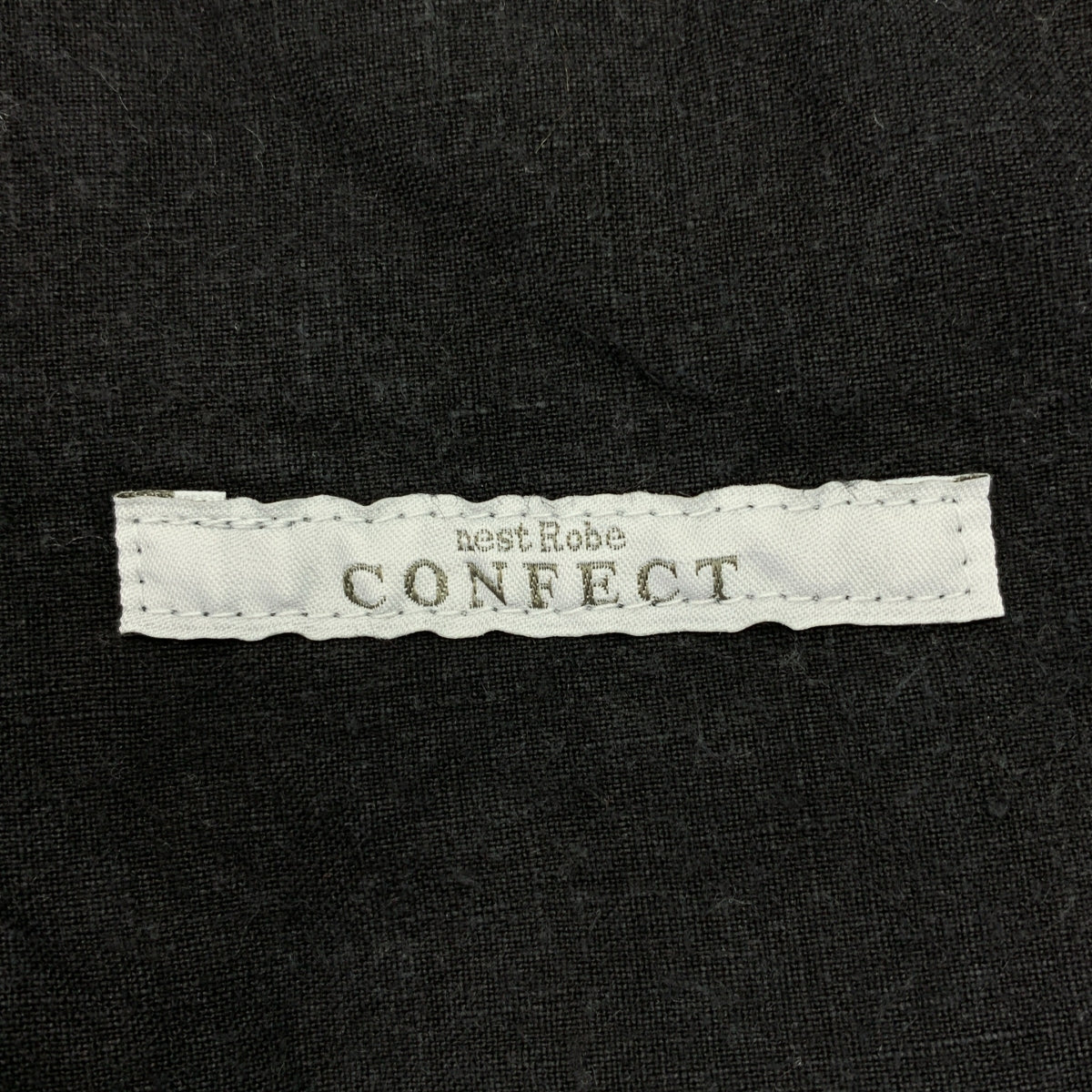 CONFECT / コンフェクト | セットアップ リネン 製品染め シングルジャケット / タック スラックス パンツ | 3 | ブラック | メンズ