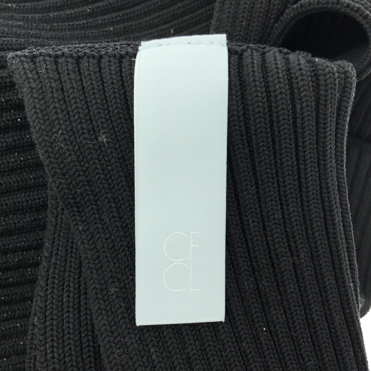 CFCL / シーエフシーエル | NOTCHED RIB BAG 1 GLITTER 2 ノッチド リブ バッグ グリッター | F | レディース