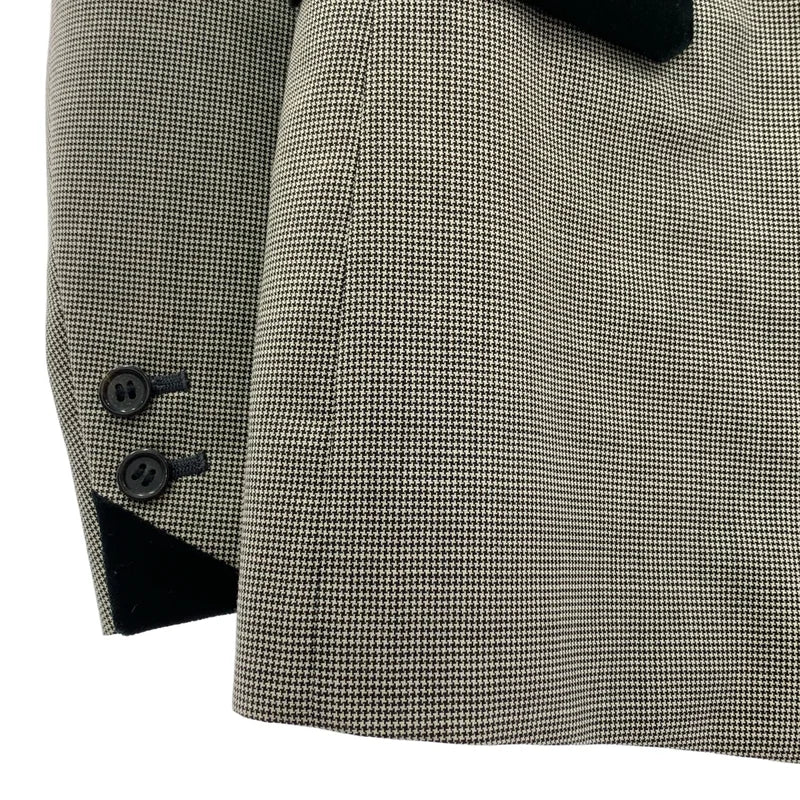 UNDERCOVERISM / アンダーカバイズム | 2009SS | セットアップ / NEO BOY期 ベロア 切替 千鳥格子 テーラードジャケット / スラックス | 4 | メンズ