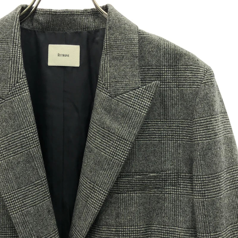 L'Appartement / アパルトモン | 2025AW | GLEN CHECK SINGLE JACKET / グレンチェック シングルジャケット |