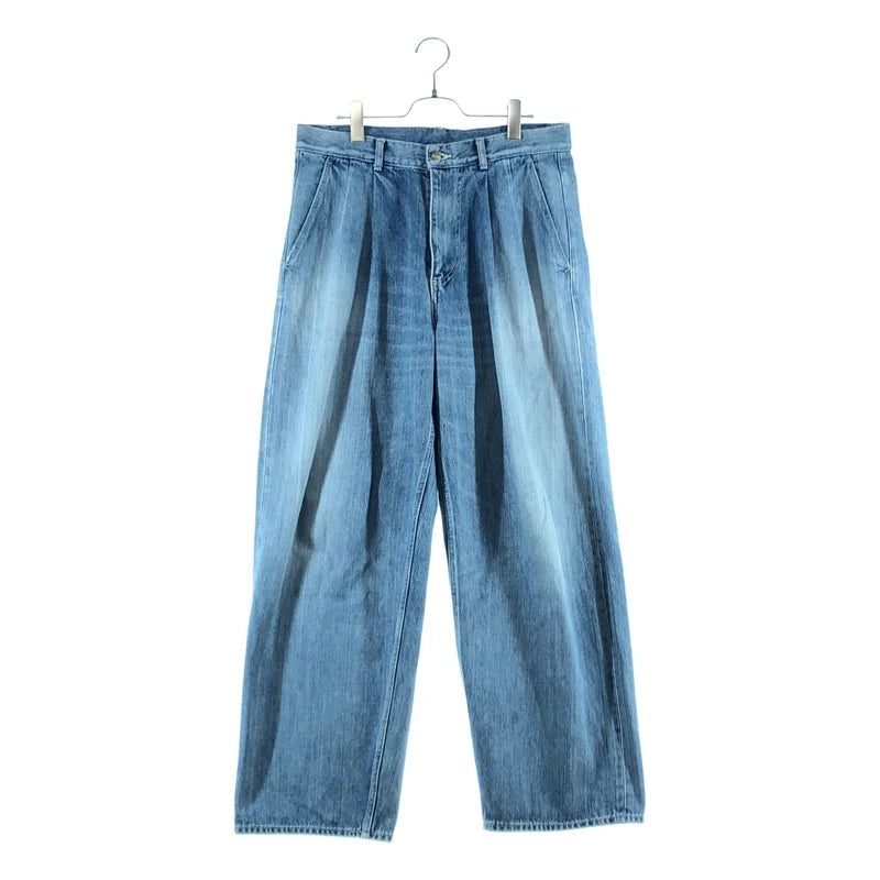 Graphpaper / グラフペーパー | 2025SS | Selvage Denim Two Tuck Pants / サルベージデニム 2タックパンツ | 2 | メンズ