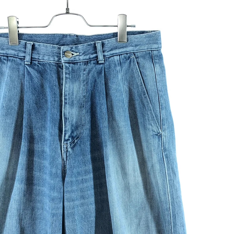 Graphpaper / グラフペーパー | 2025SS | Selvage Denim Two Tuck Pants / サルベージデニム 2タックパンツ | 2 | メンズ