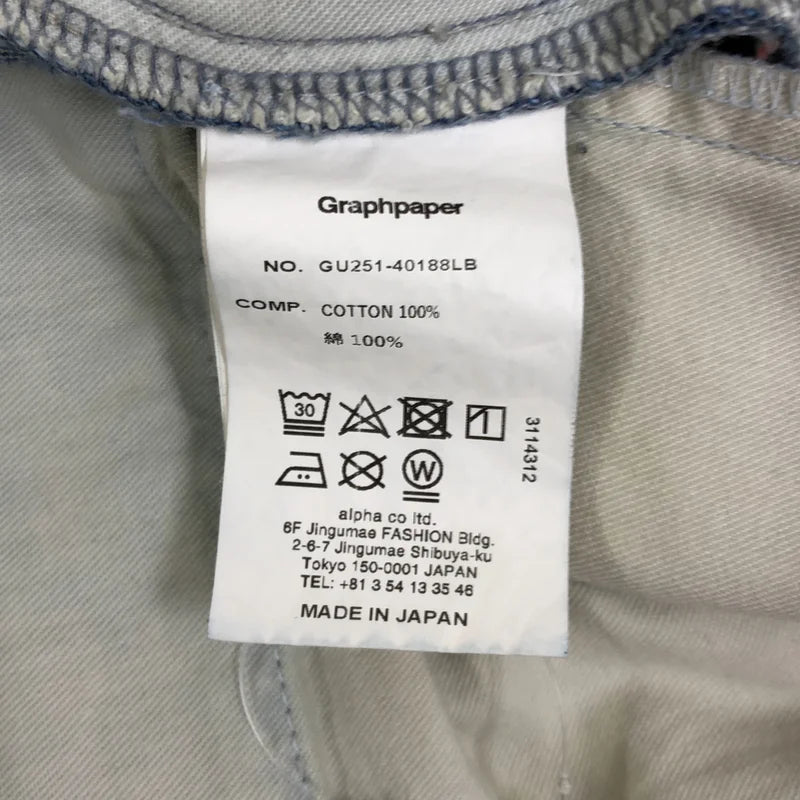 Graphpaper / グラフペーパー | 2025SS | Selvage Denim Two Tuck Pants / サルベージデニム 2タックパンツ | 2 | メンズ