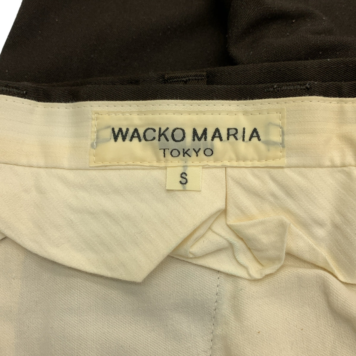 WACKO MARIA / 와코 마리아 | 폴리 에스테르 코튼 치노 치노 워크 팬츠 | S | 남성