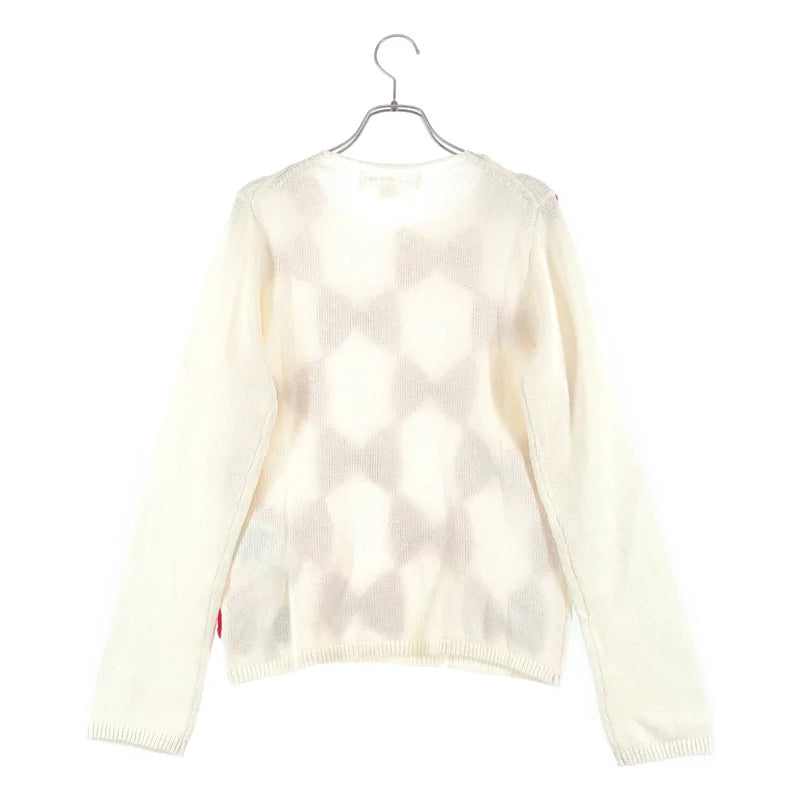 COMME des GARCONS GIRL / コムデギャルソンガール | 2025SS | コットン混 リボン クルーネック ニット | S | レディース