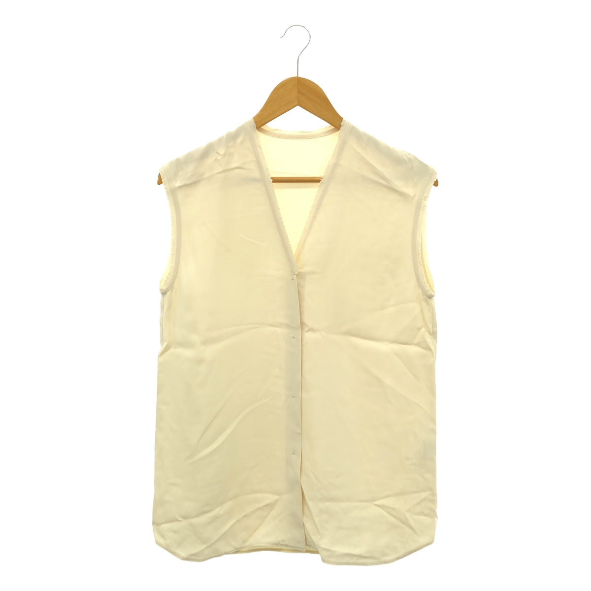 Plage / Plage | 2023SS | R'IAM V-neck sleeveless shirt | F | Natural | Women's