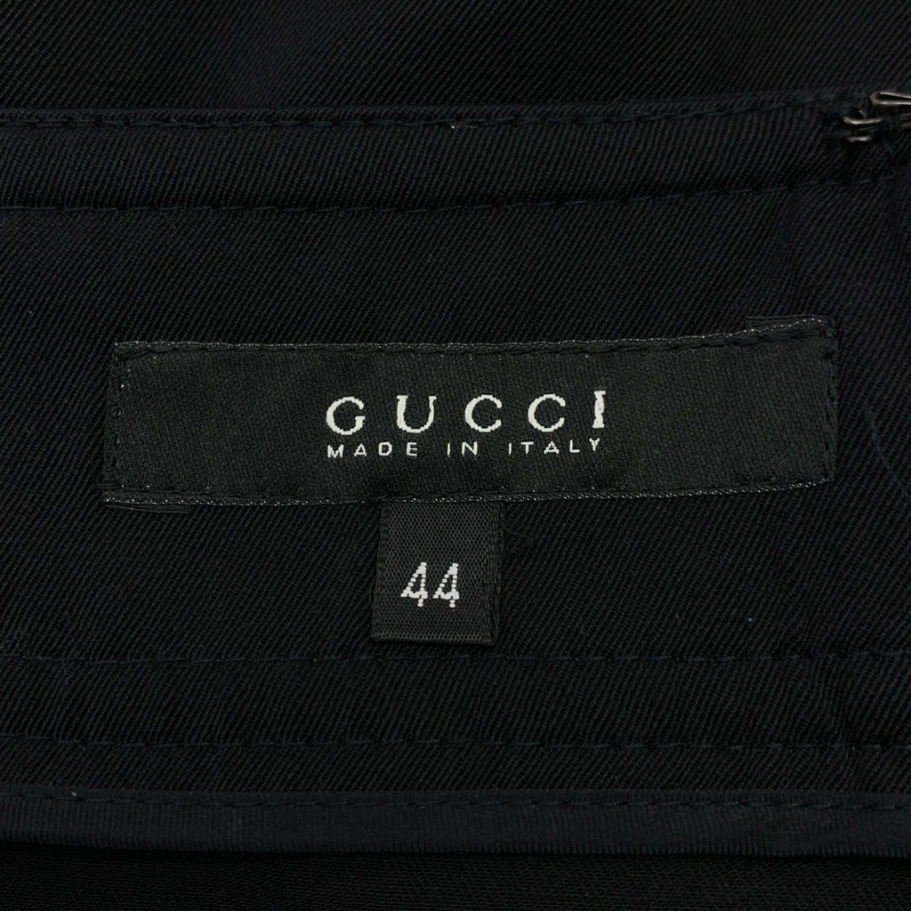 GUCCI | 雙位標誌拉鍊後開衩裙 | 尺寸 44 | 女款