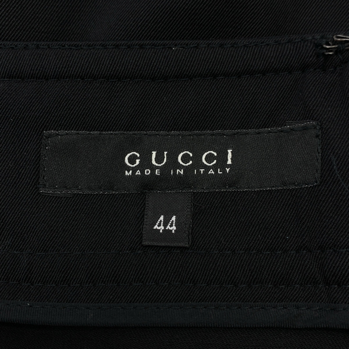 GUCCI | 雙位標誌拉鍊後開衩裙 | 尺寸 44 | 女款