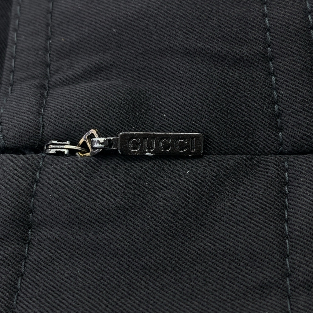 GUCCI | 雙位標誌拉鍊後開衩裙 | 尺寸 44 | 女款