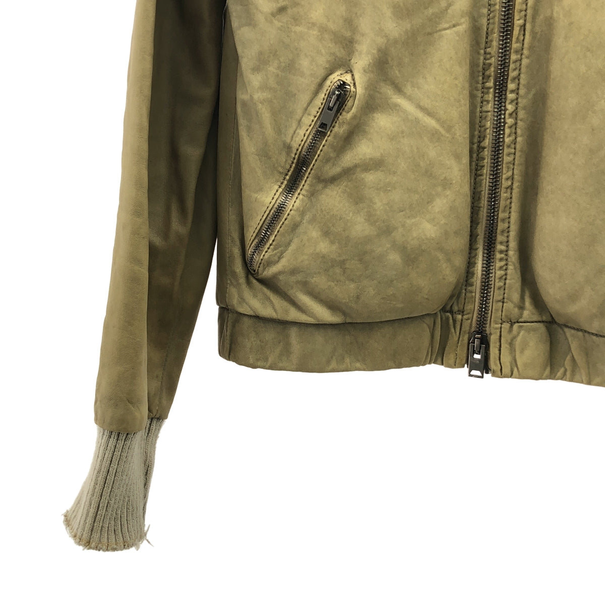 GIORGIO BRATO / 조르지오 브라트 | 램 가죽 라이더스 재킷 | 46 |