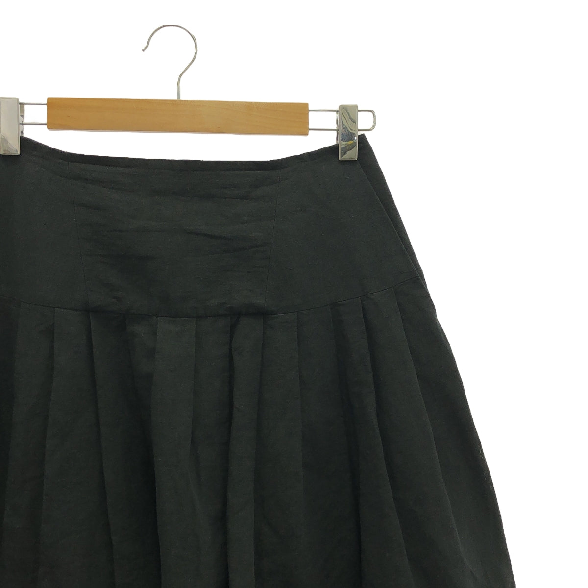 馬提尼克島遺產 / 馬提尼克島遺產 |棉麻打字機分層裙 | 2 |黑色 |女性的