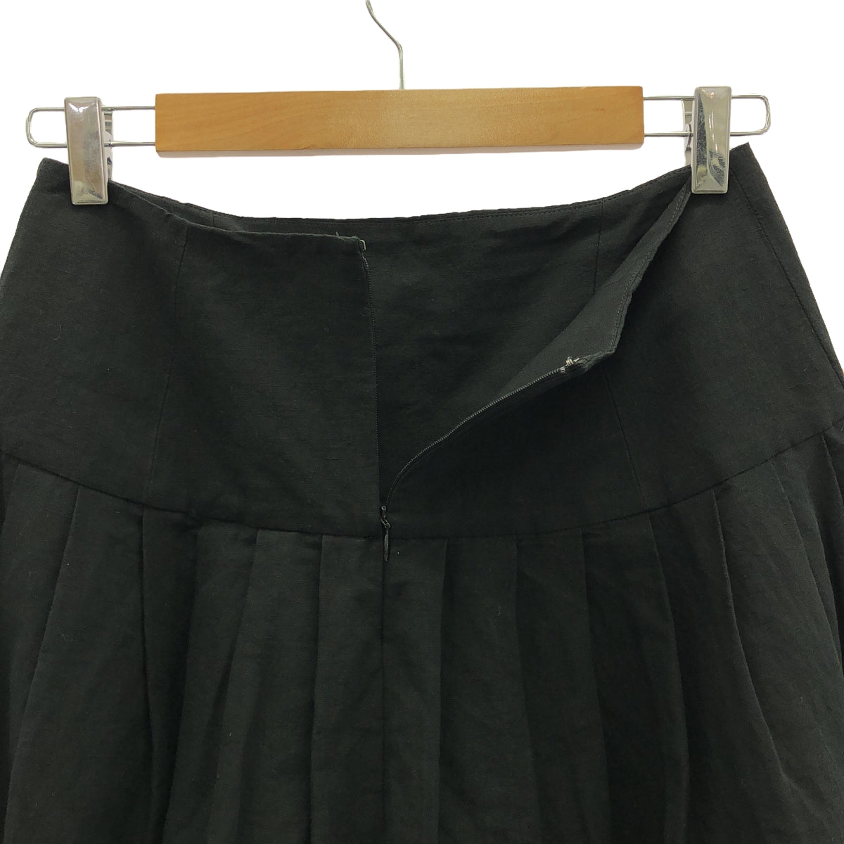 馬提尼克島遺產 / 馬提尼克島遺產 |棉麻打字機分層裙 | 2 |黑色 |女性的