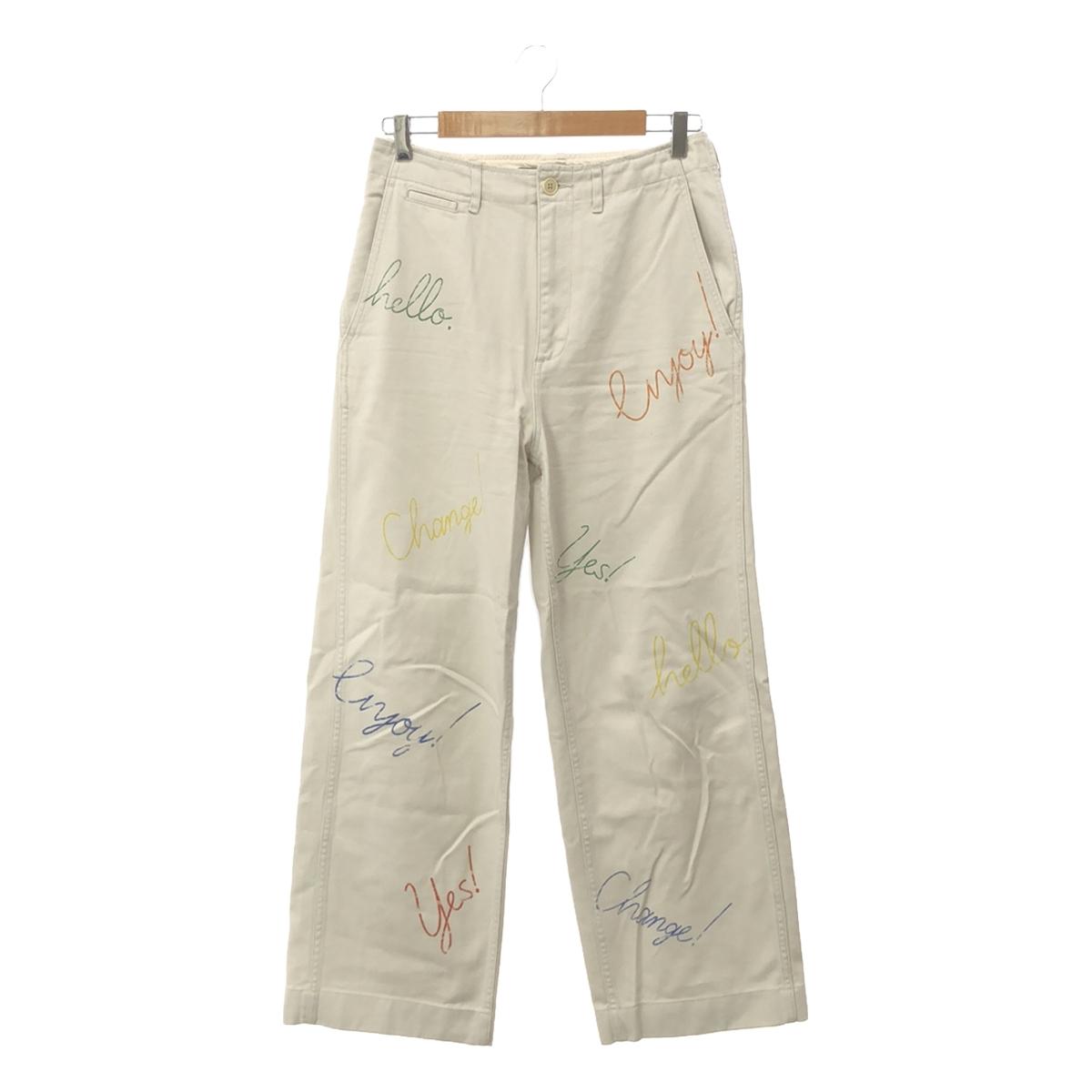 【美品】  Framework / フレームワーク | 2024SS | DRAWING CHINO PANTS チノパンツ | 40 | ナチュラル | レディース