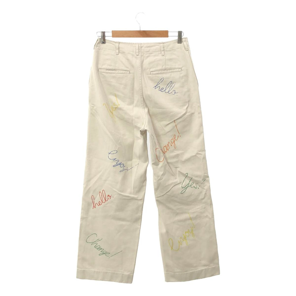 【美品】  Framework / フレームワーク | 2024SS | DRAWING CHINO PANTS チノパンツ | 40 | ナチュラル | レディース