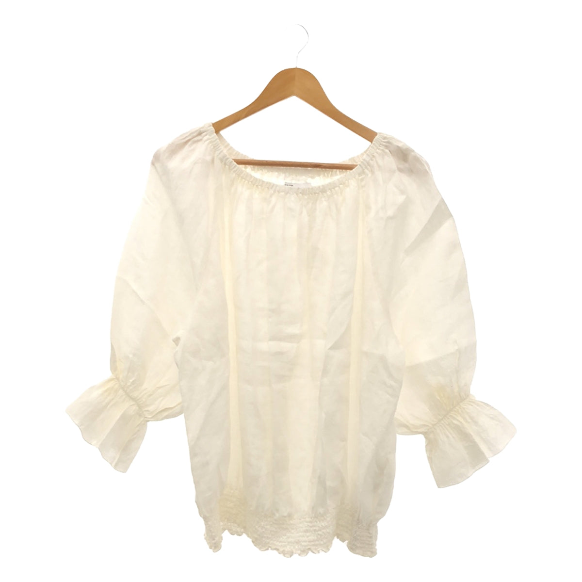 Plage | 2022SS | Vintage off-shoulder blouse | F | White | Women's