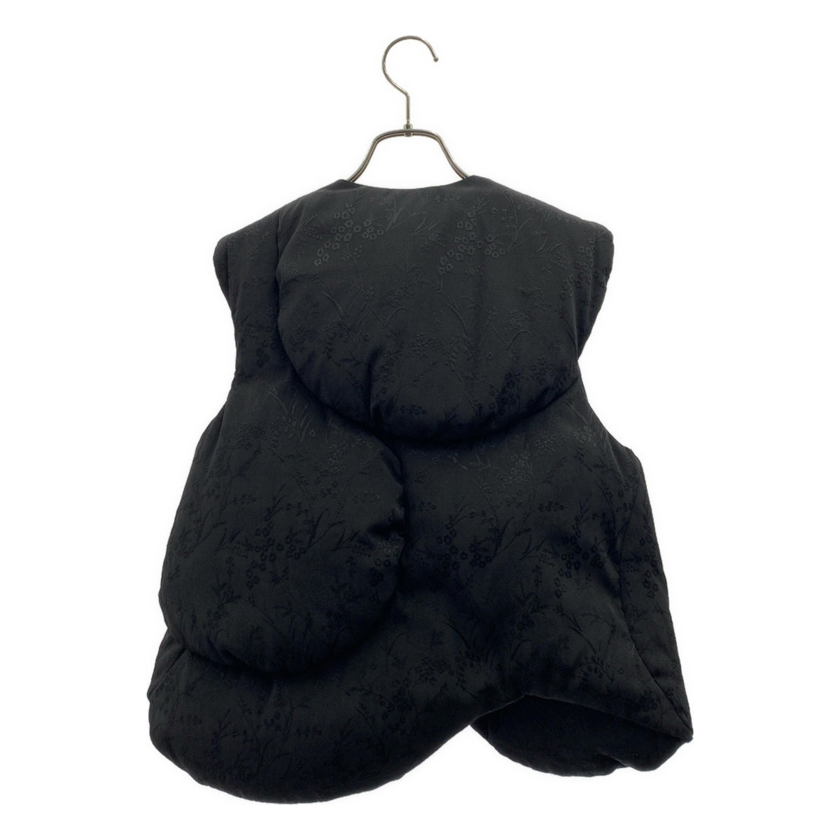 Mame Kurogouchi / 마메쿠로고우치 | 2025AW | Floral Jacquard Rounded Down Vest 플로럴 자가드 라운드 다운 베스트 | 1 |