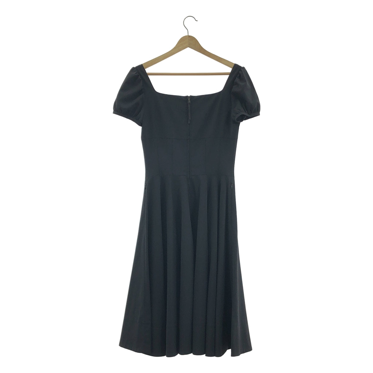 FOXEY NEW YORK | 泡泡袖方領洋裝 | 40碼 | 黑色 | 女款