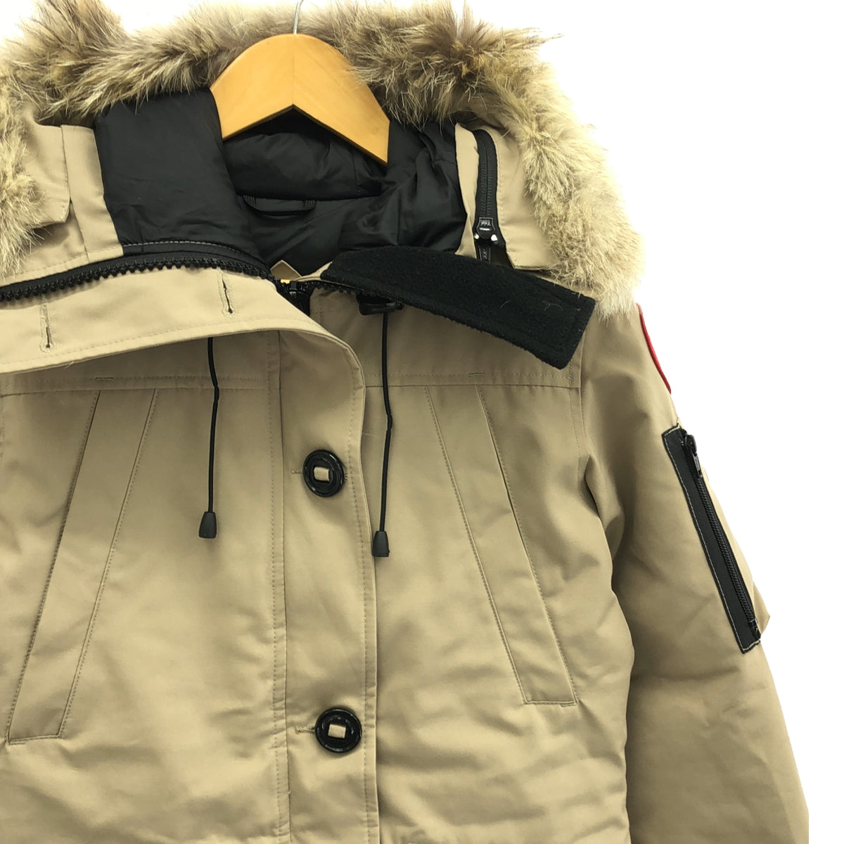 CANADA GOOSE / カナダグース | BRONTE PARKA ブロンテ パーカー ヘリテージ ダウンジャケット | XS | ベージュ | レディース