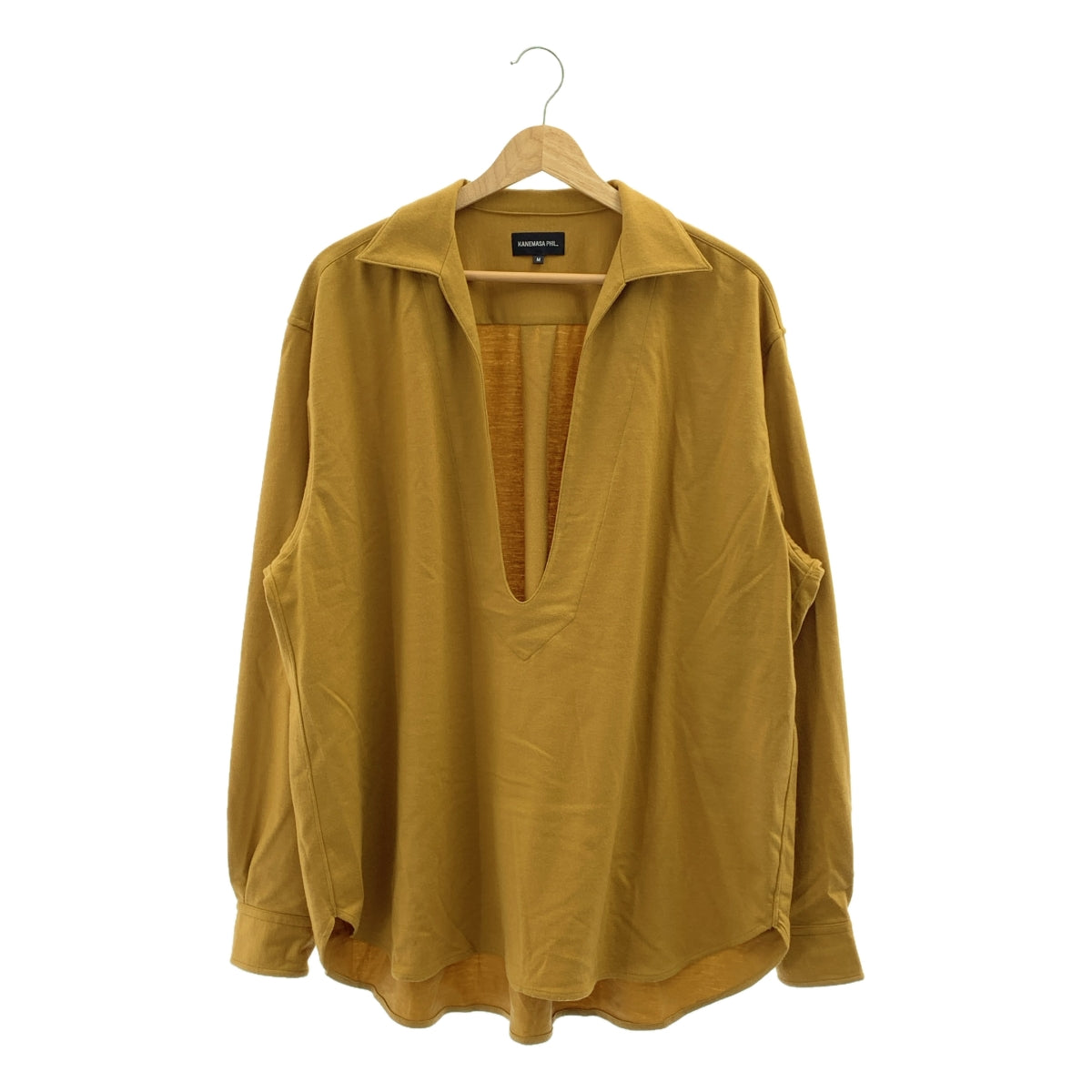 KANEMASA PHIL. / 카네마사필 | 2024AW | 36G Cashmere Varruse Shirt 캐시미어 발즈 셔츠 | M | 남성