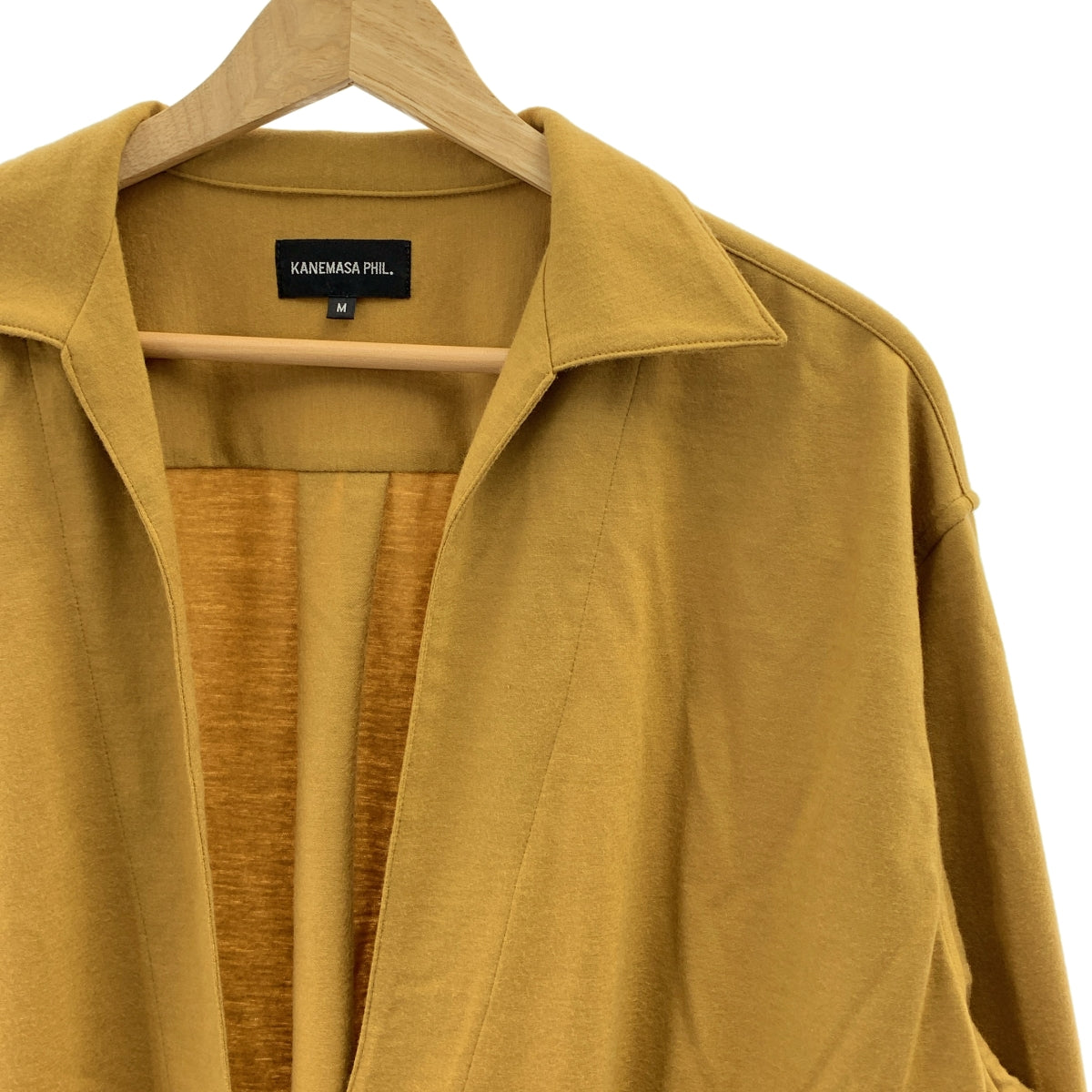 KANEMASA PHIL. / 카네마사필 | 2024AW | 36G Cashmere Varruse Shirt 캐시미어 발즈 셔츠 | M | 남성