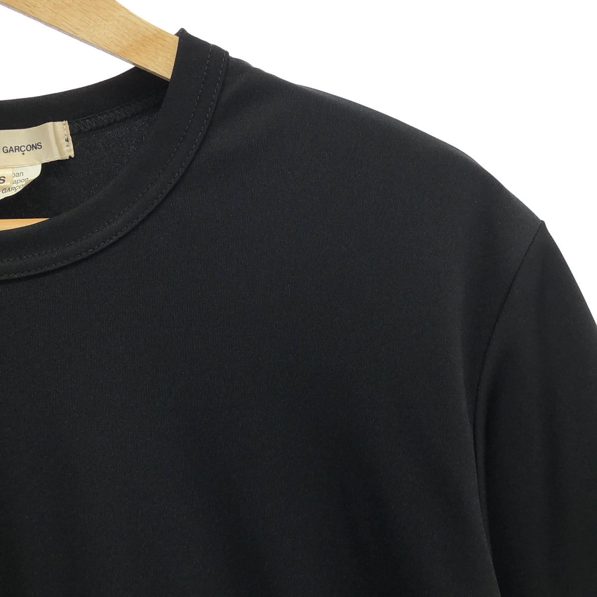 COMME des GARCONS / 컴데 갤슨 | 2023SS | 변형 홀 T 셔츠 | XS | 블랙 | 여성