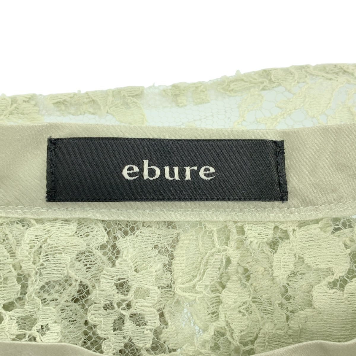 ebure | 蕾絲褶襉襯衫 | 尺寸 36 | 女款