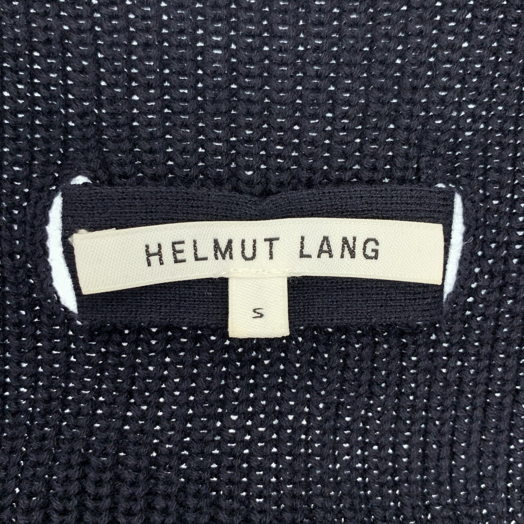 HELMUT LANG / 헬무트랑 | 코튼 니트 벨티드 롱 가디건 코디건 | S |