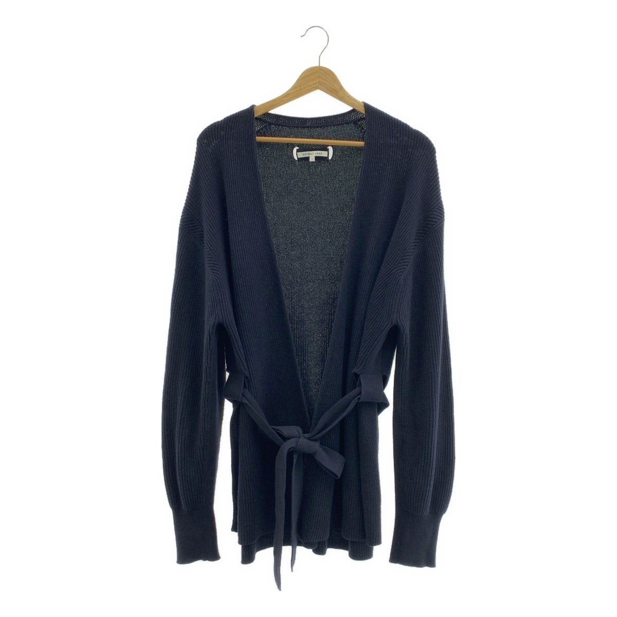 HELMUT LANG / ヘルムートラング | コットン ニット ベルテッド ロング