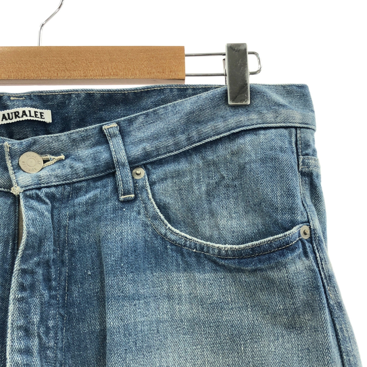 AURALEE / オーラリー | 2025SS | SELVEDGE FADED LIGHT DENIM PANTS | 5 | メンズ