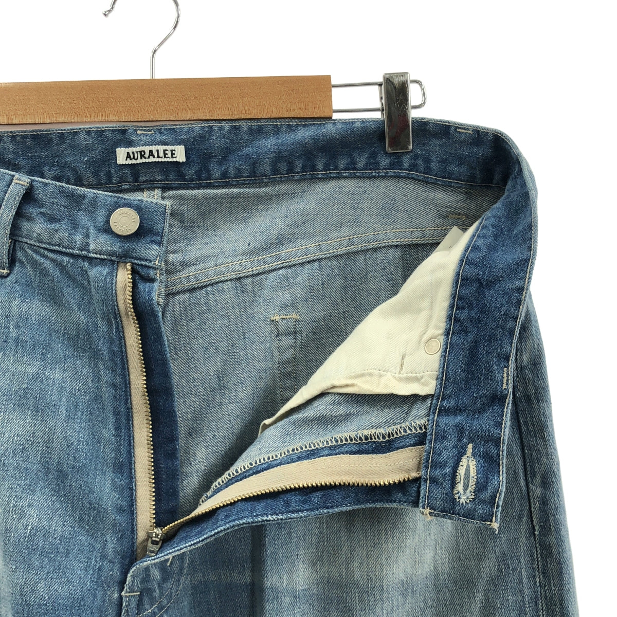 AURALEE / オーラリー | 2025SS | SELVEDGE FADED LIGHT DENIM PANTS | 5 | メンズ
