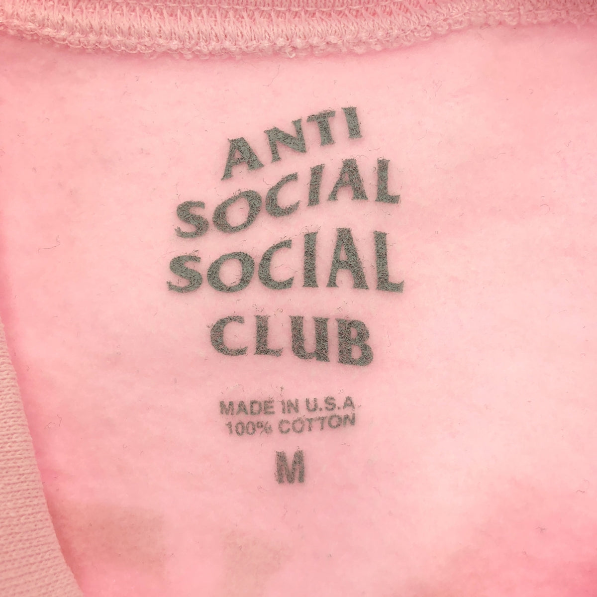 ANTI SOCIAL SOCIAL CLUB / アンチソーシャルソーシャルクラブ | クルーネック スウェット | M | ピンク | メンズ